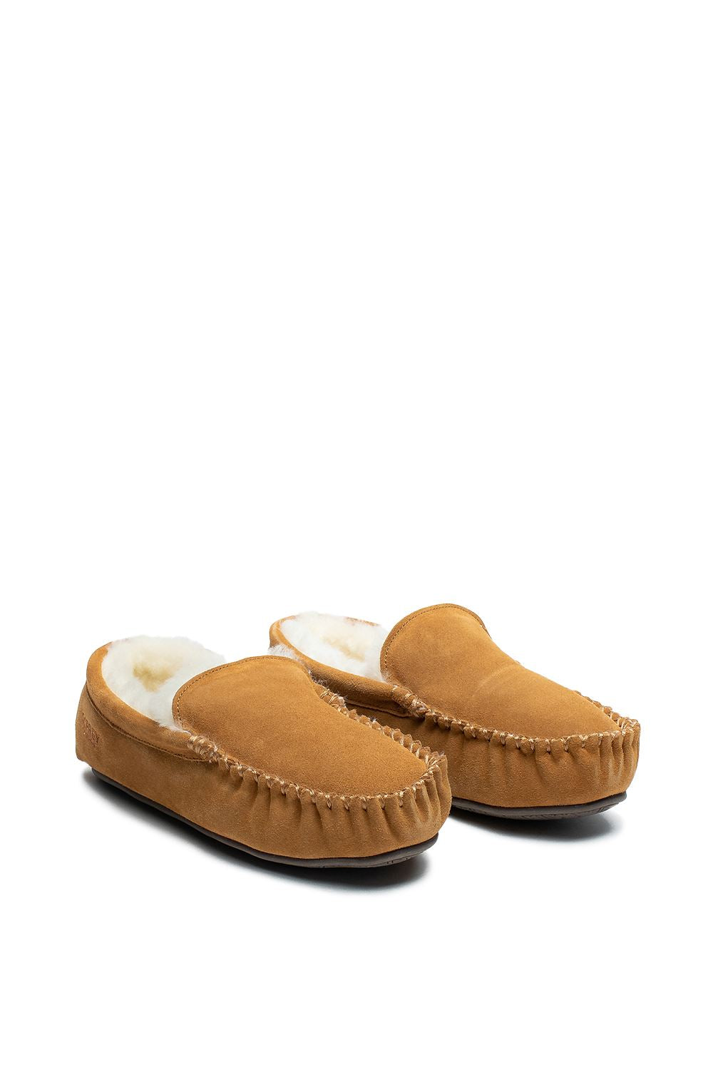 Osprey London The Sunday Chaussons Marron En Suède Pour Homme