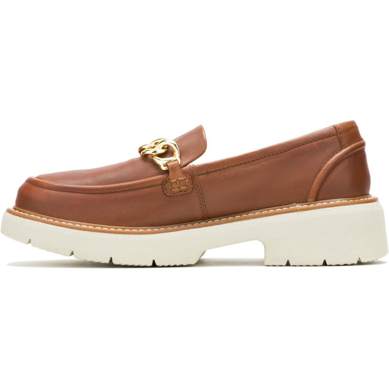 Hush Puppies Jodie Chaussures À Enfiler Pour Femmes En Cuir Couleur Cognac