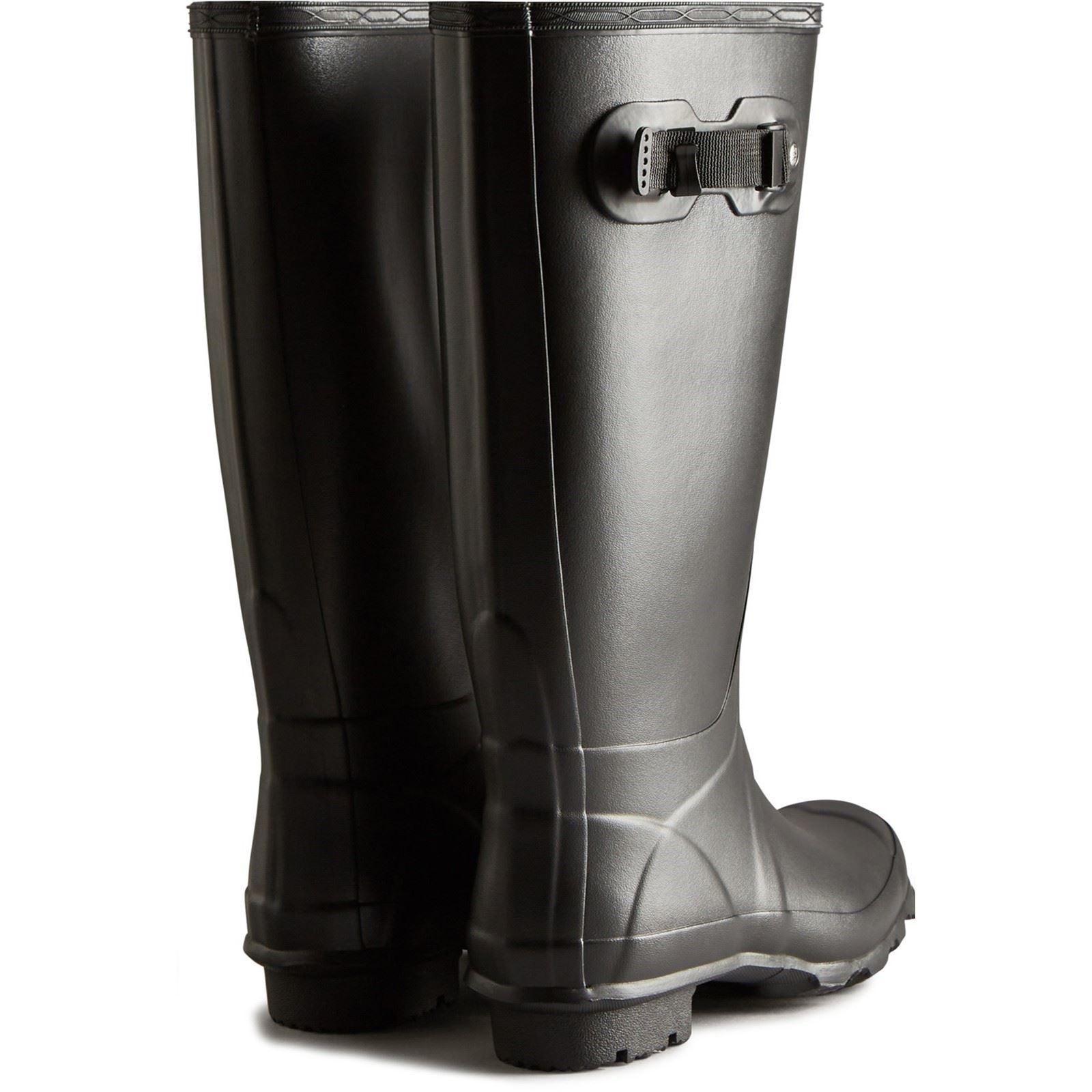 Hunter Huntress Wide Bottes En Caoutchouc Pour Femmes, Noires