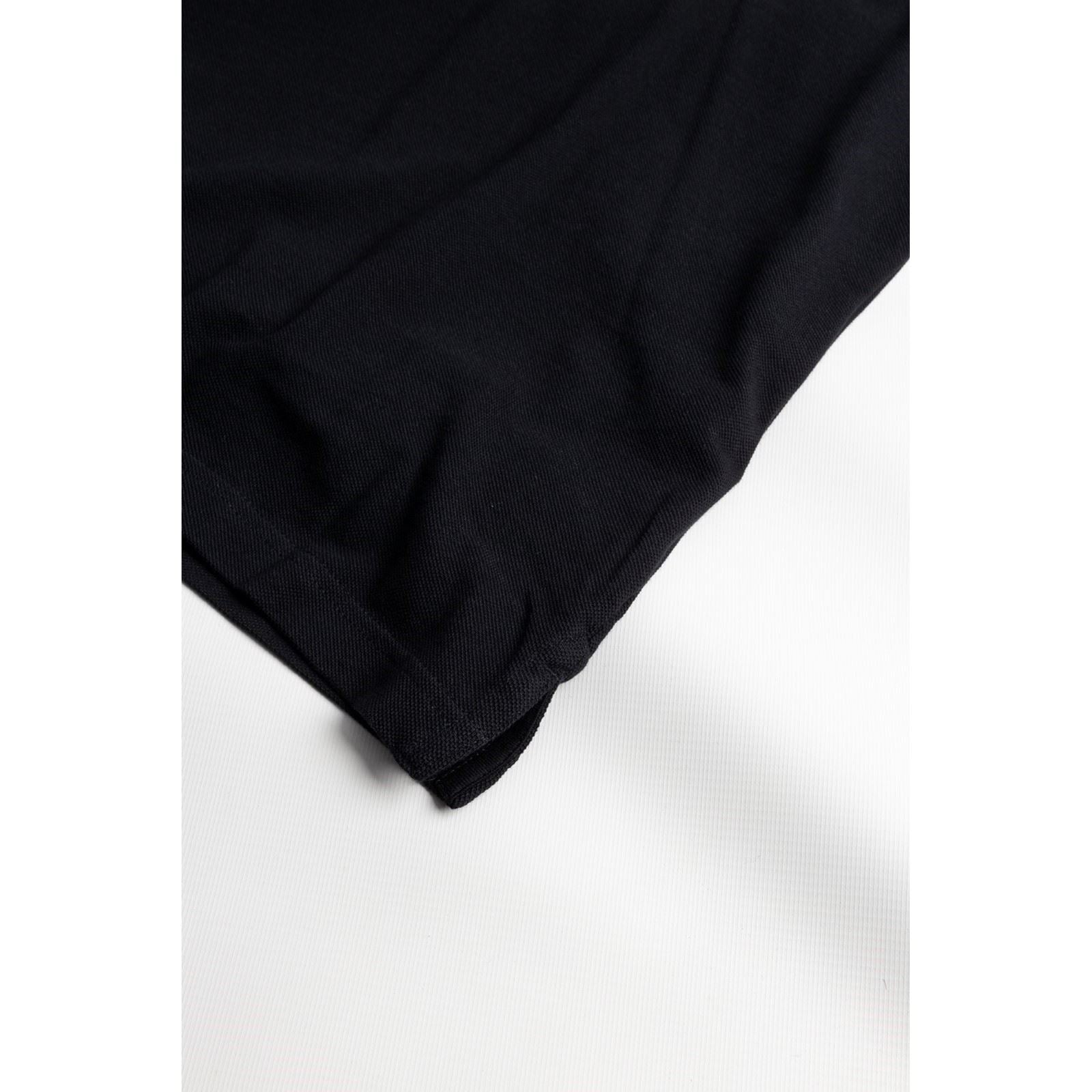Caterpillar Essentials Polo Noir En Coton Pour Homme