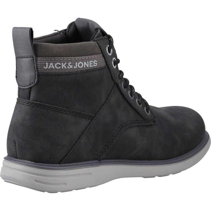 Jack & Jones Denver Bottes Anthracite En Polyuréthane Pour Hommes