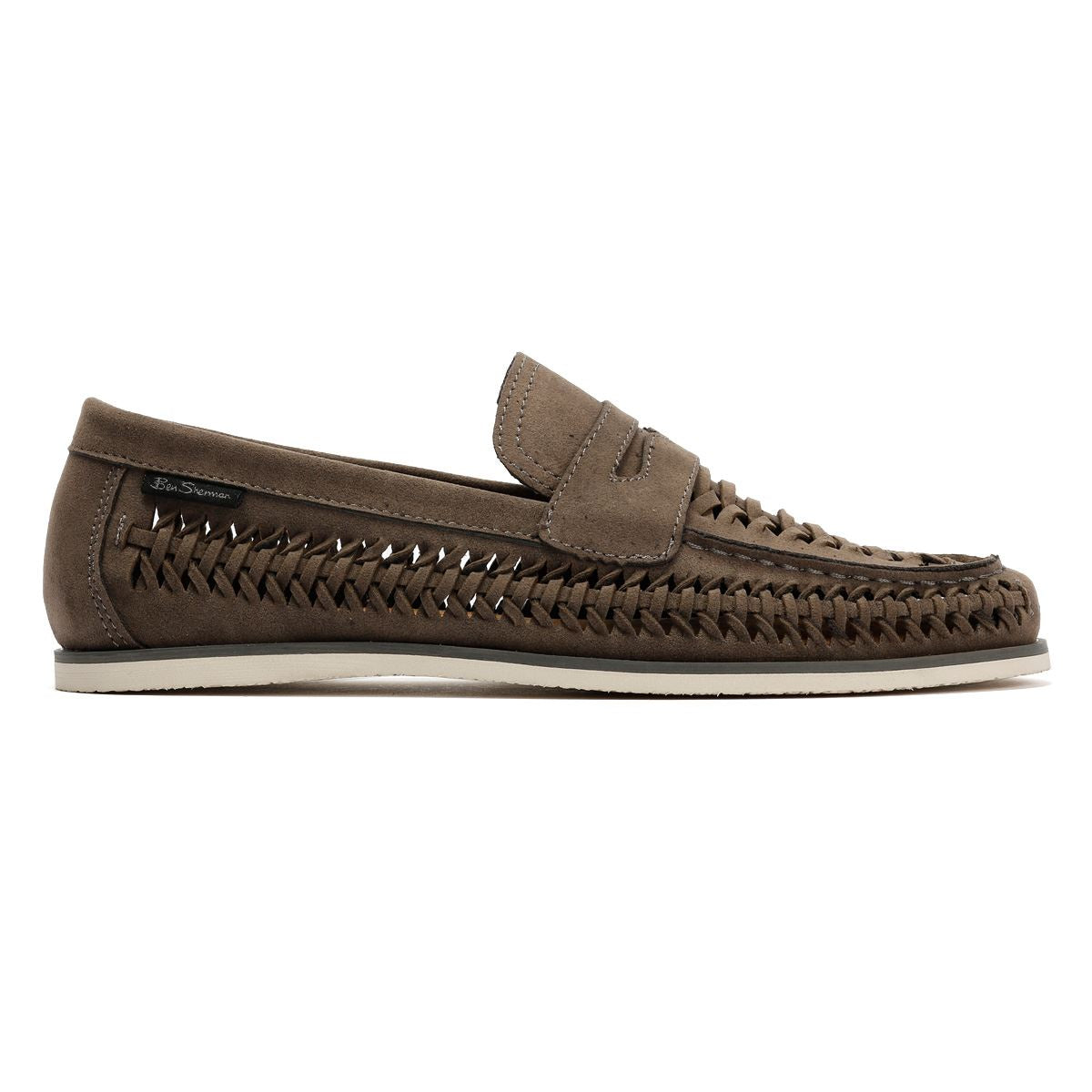 Ben Sherman Miami Mocassins Gris Pour Hommes