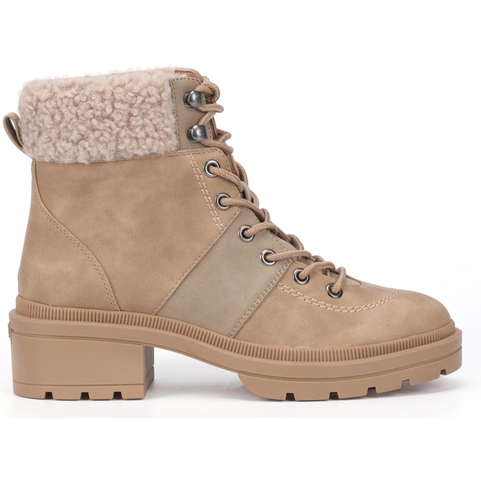 Rocket Dog Icy Bottines Pour Femmes En Tissu Taupe
