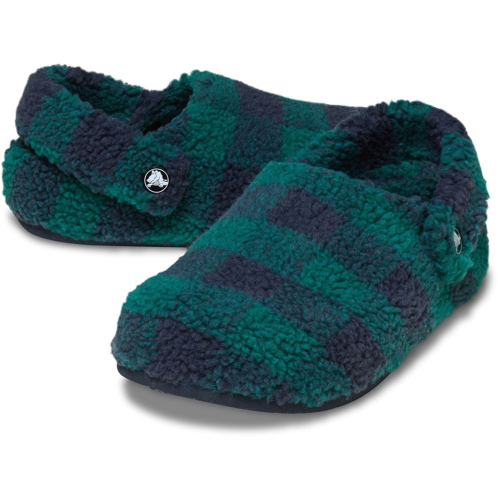 Crocs Classic Cozzzy Pantoufles En Polyester Pour Hommes Hosta/Marine