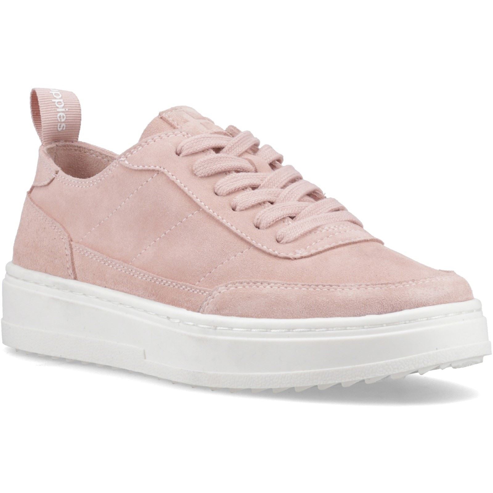 Hush Puppies Nesta Baskets Roses En Cuir Pour Femmes