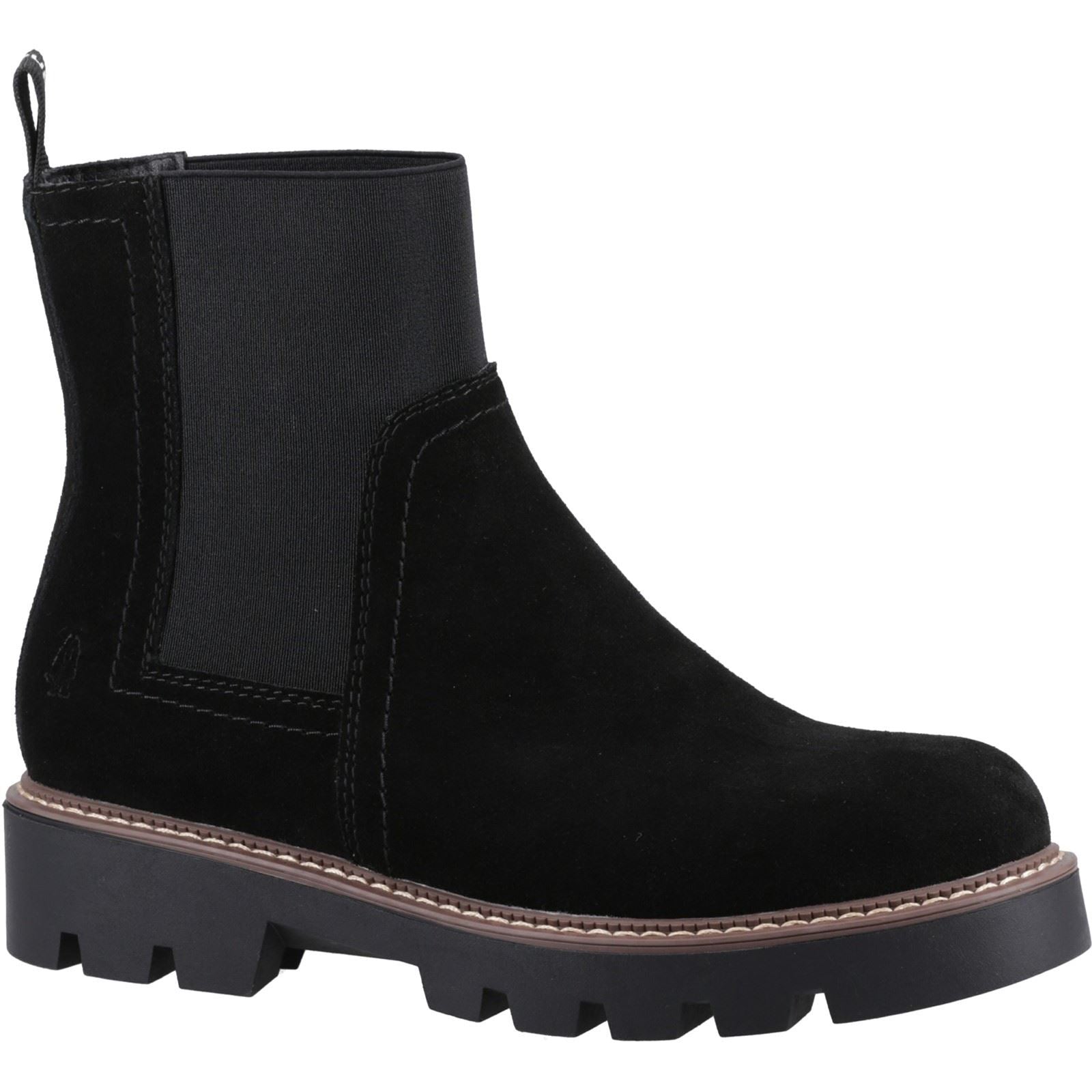 Hush Puppies Adeline Bottes Noires Pour Femmes En Suède
