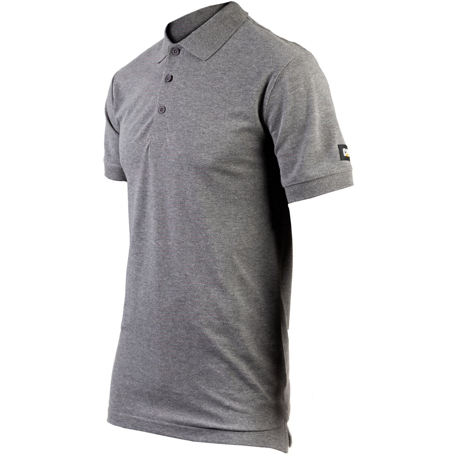 Caterpillar Essentials Polo En Coton Pour Hommes Gris