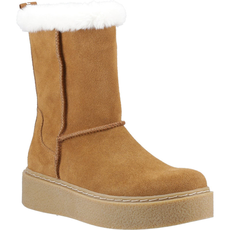 Hush Puppies Becca Mid Bottes Pour Femmes En Daim Suédois
