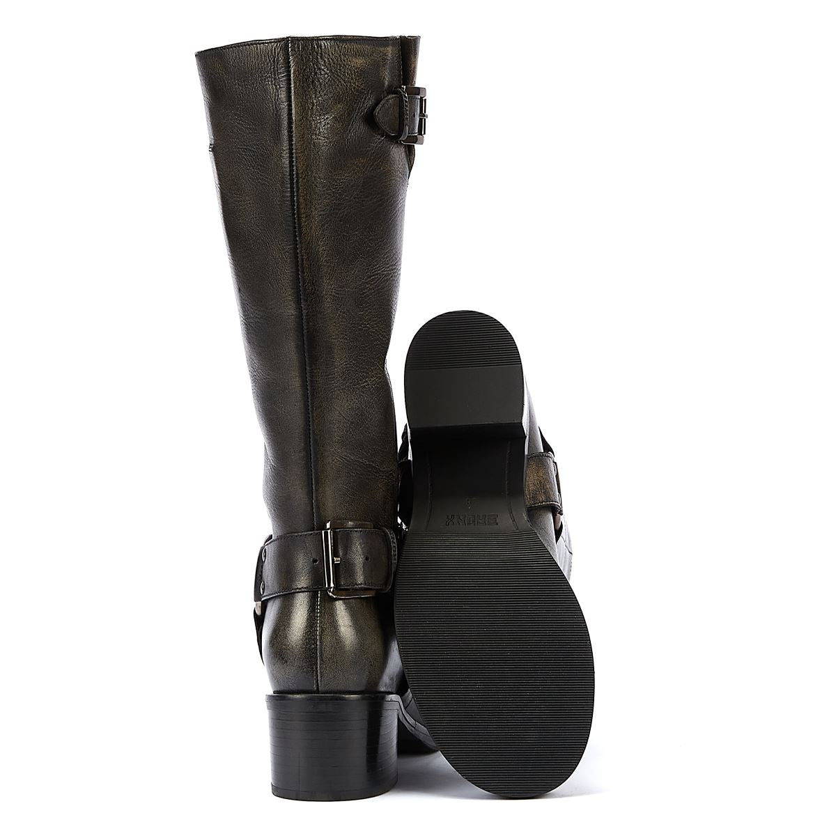 Bronx Bottes Noires Pour Femmes New-Camperos