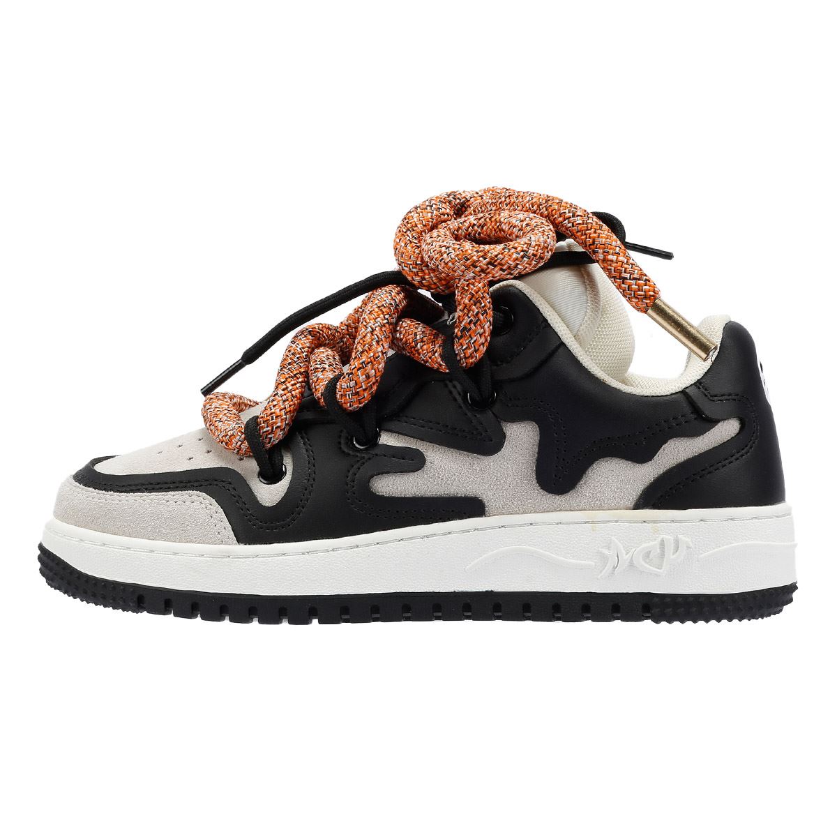 Acupuncture Acu Fat Laces Baskets En Daim Noires/Blanches