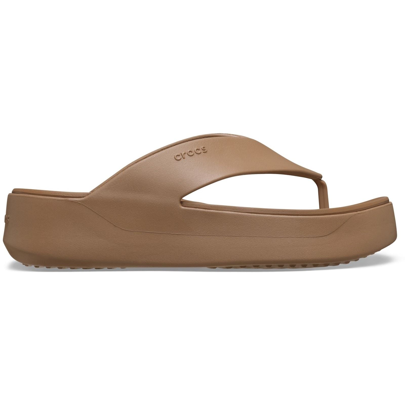Crocs Getaway Platform Sandales En Chocolat Au Lait Eva Pour Femmes