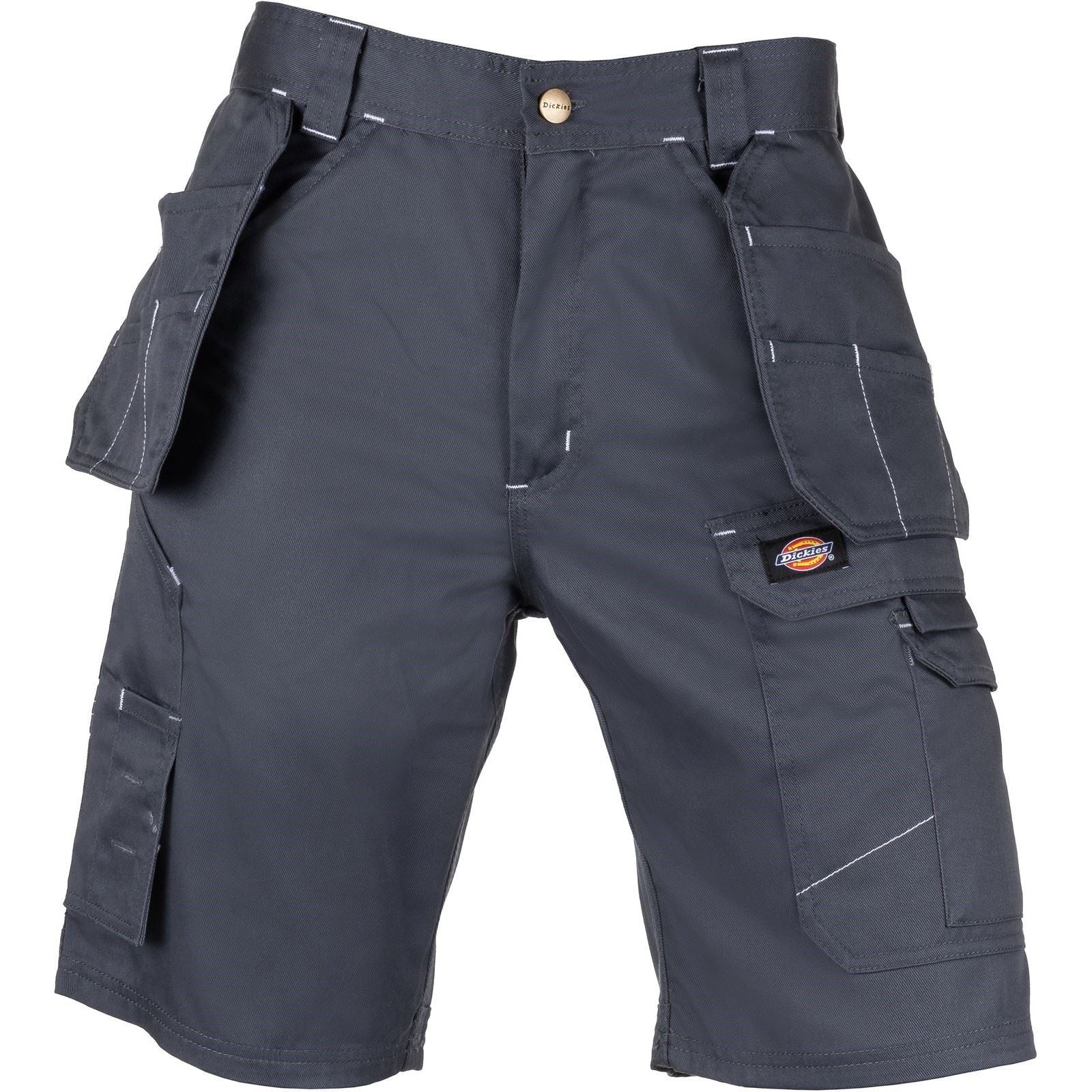 Dickies Redhawk Pro Work Shorts De Travail Gris Pour Hommes En Polyester