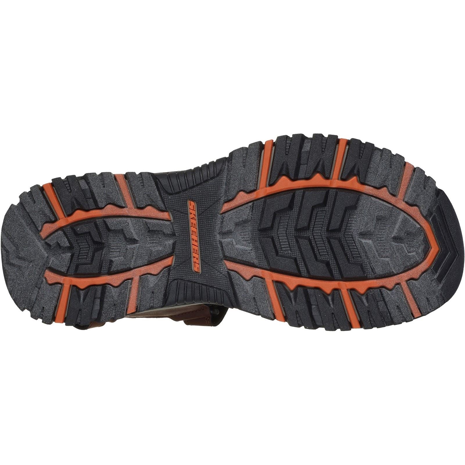 Skechers Prewitt Rigdon Sandales Synthétiques Pour Hommes Marron/Noir