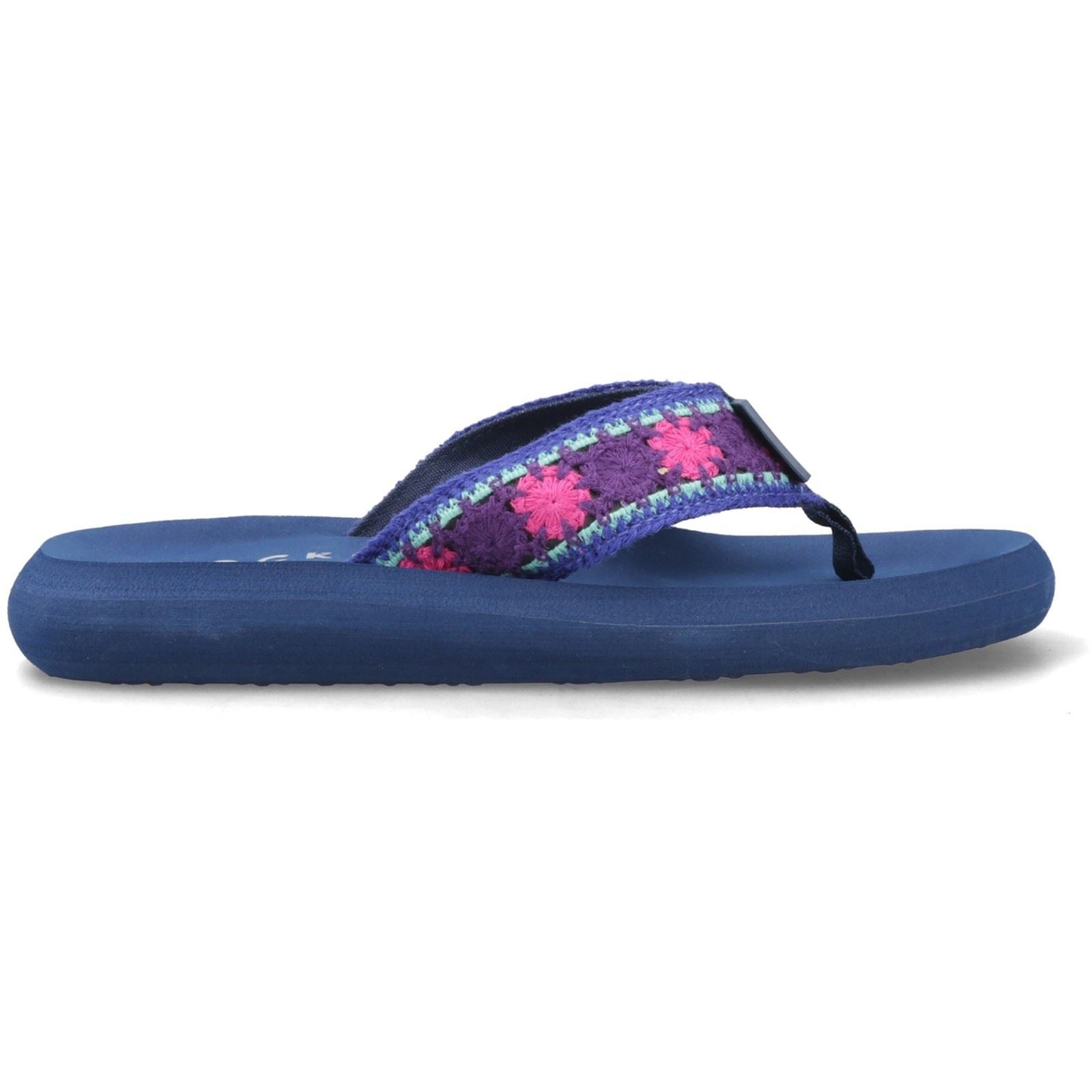 Rocket Dog Spotlight Marlow Tongs Femme Textiles Violet/Multi