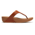 FitFlop Lulu Leather Womens Tan Sandals (Sandales en cuir pour femmes)