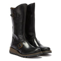Fly London Mes 2 Bottes Noires En Cuir Pour Femmes