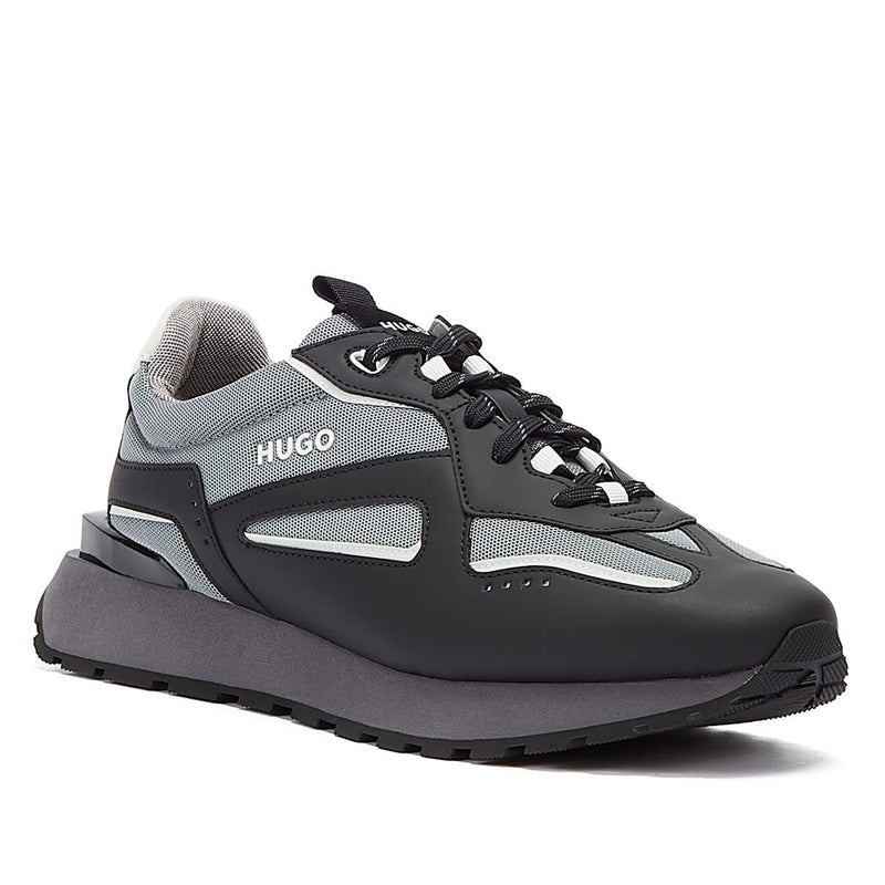 HUGO Cubite Runn Mens Black Trainers