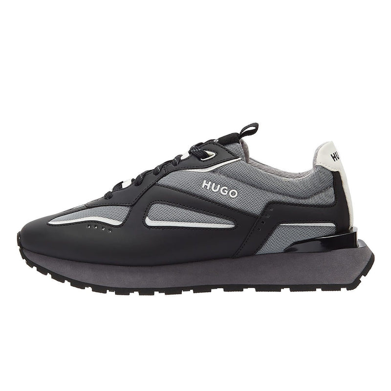 HUGO Cubite Runn Mens Black Trainers