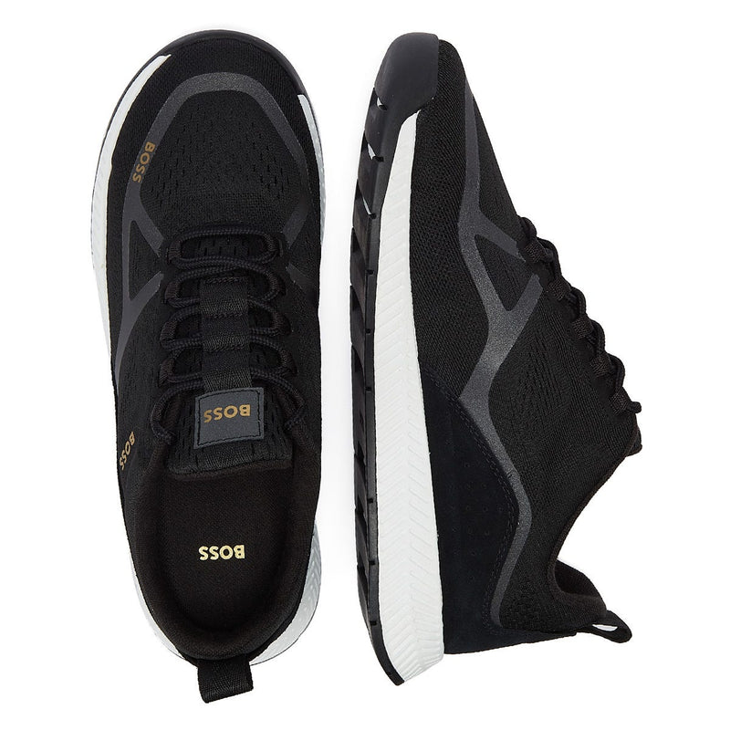 Boss Titanium Runn Womens Black Trainers