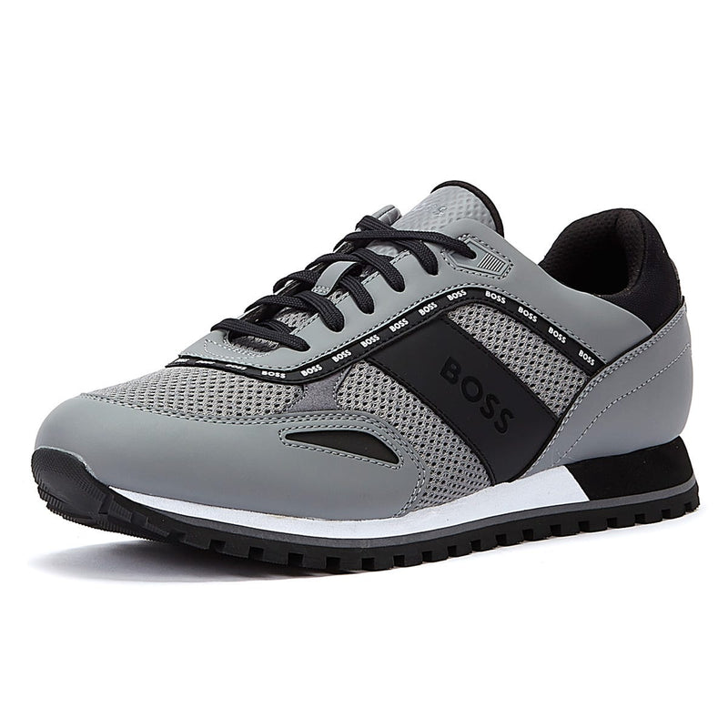 Boss Parkour Runn Mens Open Grey Trainers