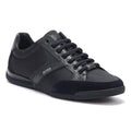BOSS Saturn Mix Low Mens Dark Blue Trainers