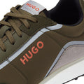 HUGO Casey Runn Mens Trainers Dark Green