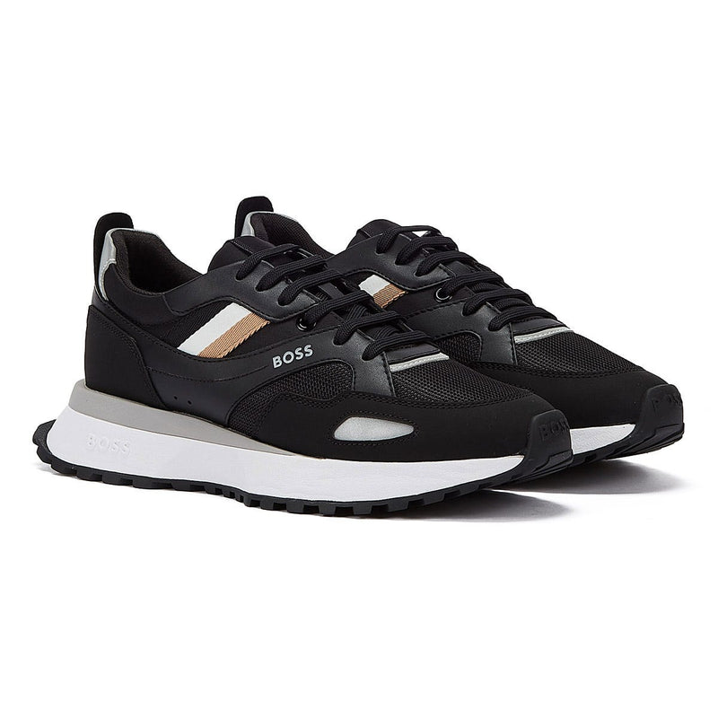 Boss Jonah Runn Black Womens Black Trainers