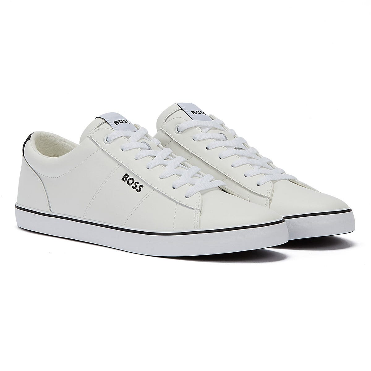 Boss Jodie Tenn Mens White Trainers
