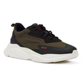 Hugo leon Runn Mens Dark Green Trainers