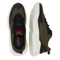 Hugo leon Runn Mens Dark Green Trainers