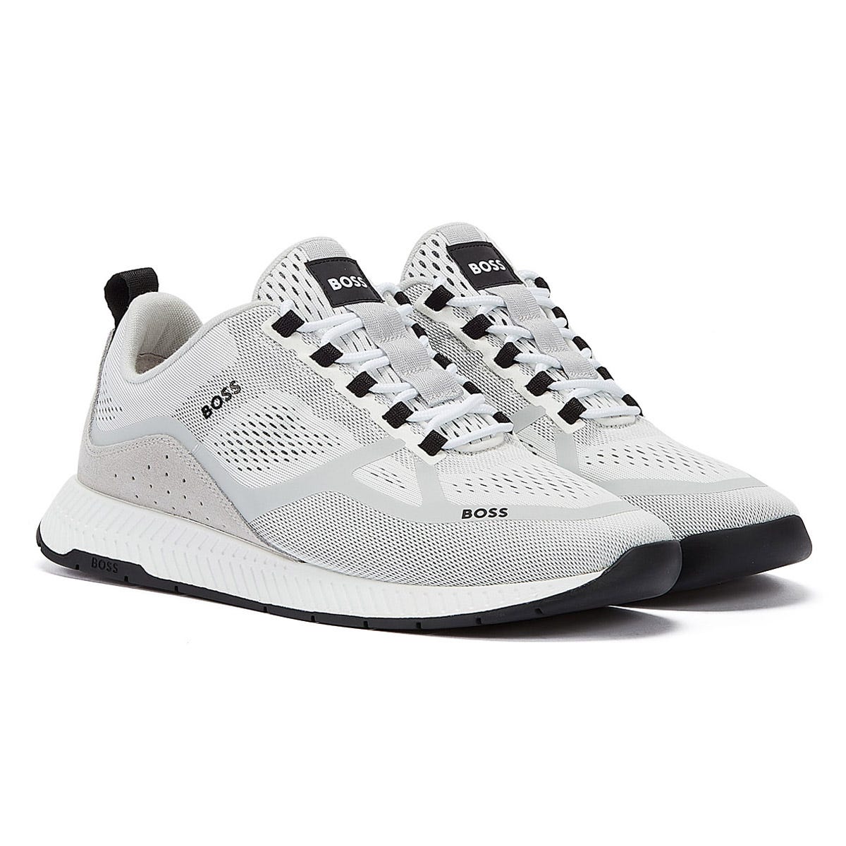 Boss Titanium Runn Mens Natural Trainers