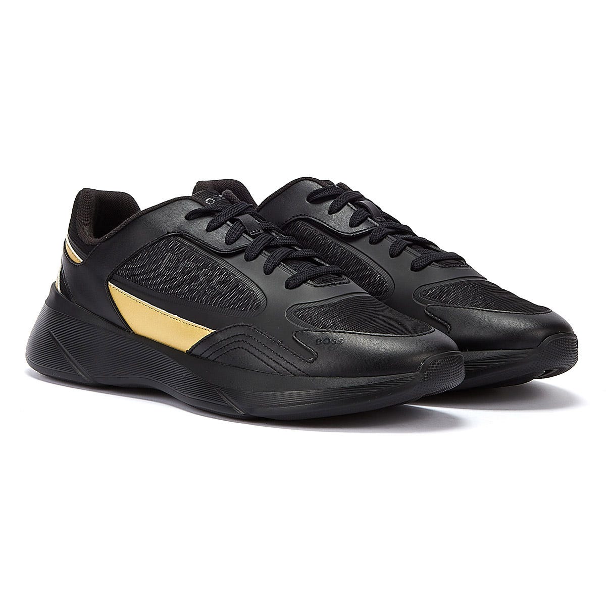 Boss Dean Runn Mens Black Trainers