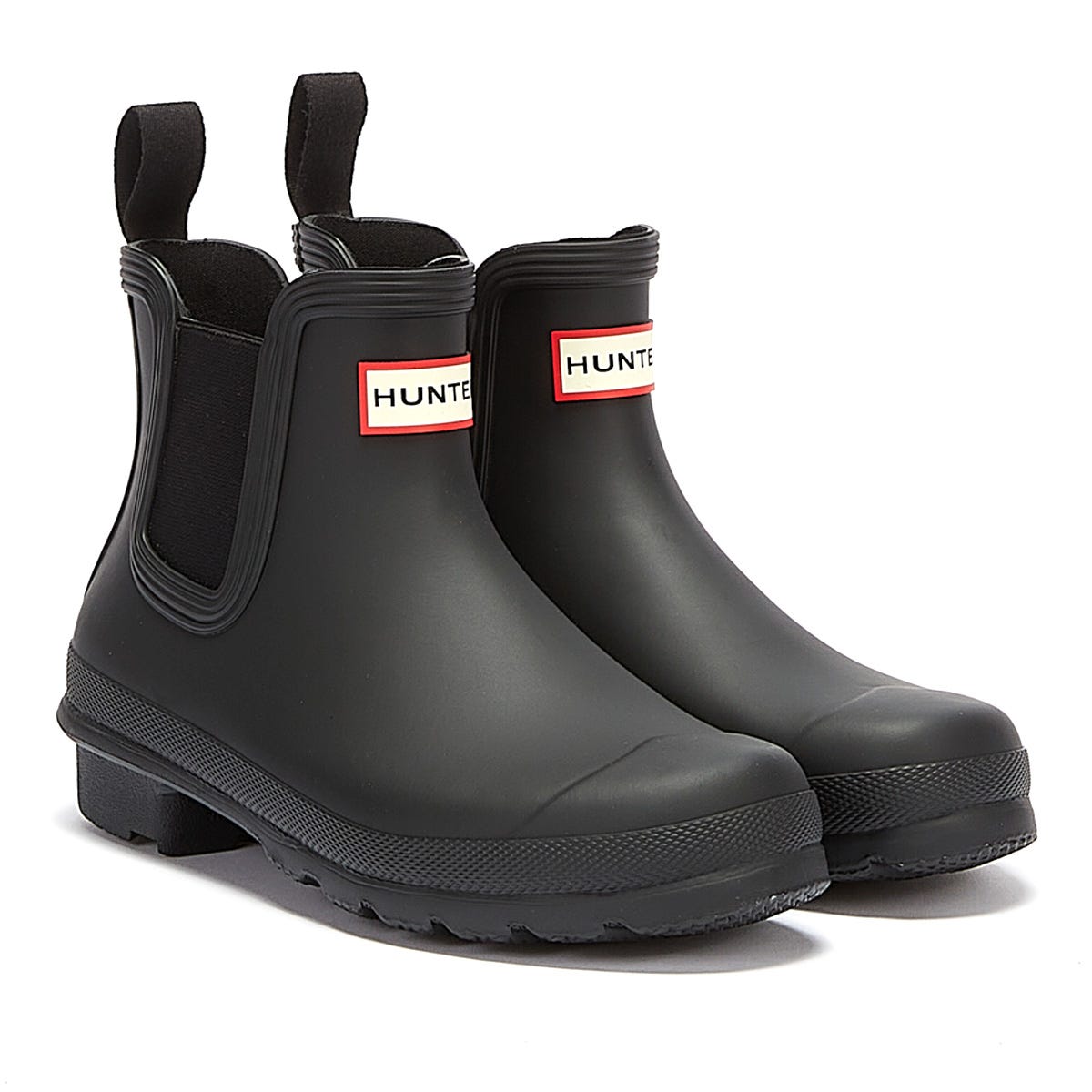 Hunter Original Chelsea Bottes en caoutchouc noires pour femmes