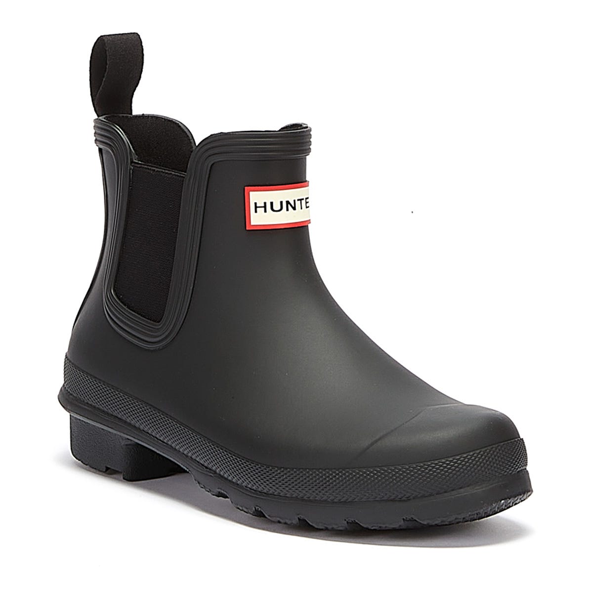 Hunter Original Chelsea Bottes en caoutchouc noires pour femmes