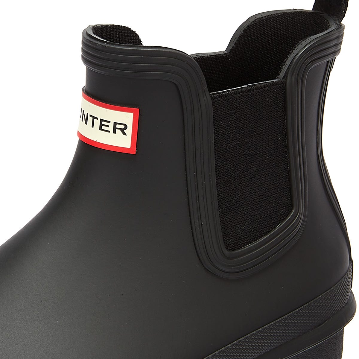 Hunter Original Chelsea Bottes en caoutchouc noires pour femmes