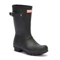 Hunter Original Short Bottes En Caoutchouc Noires Pour Femmes