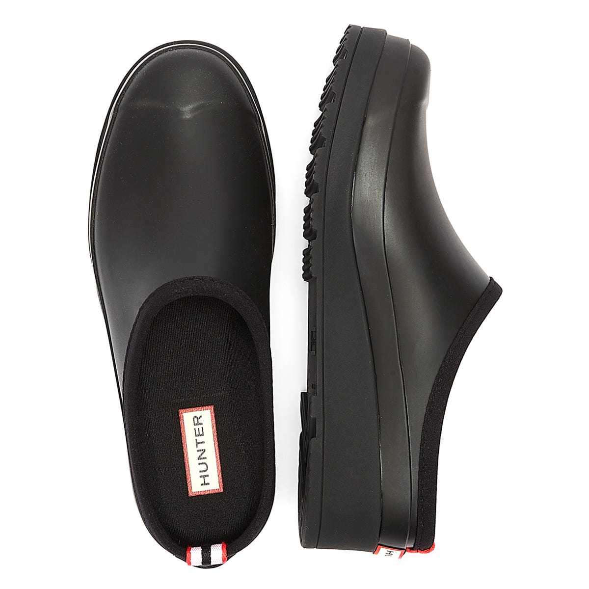 Hunter Original Play Womens Black Clogs