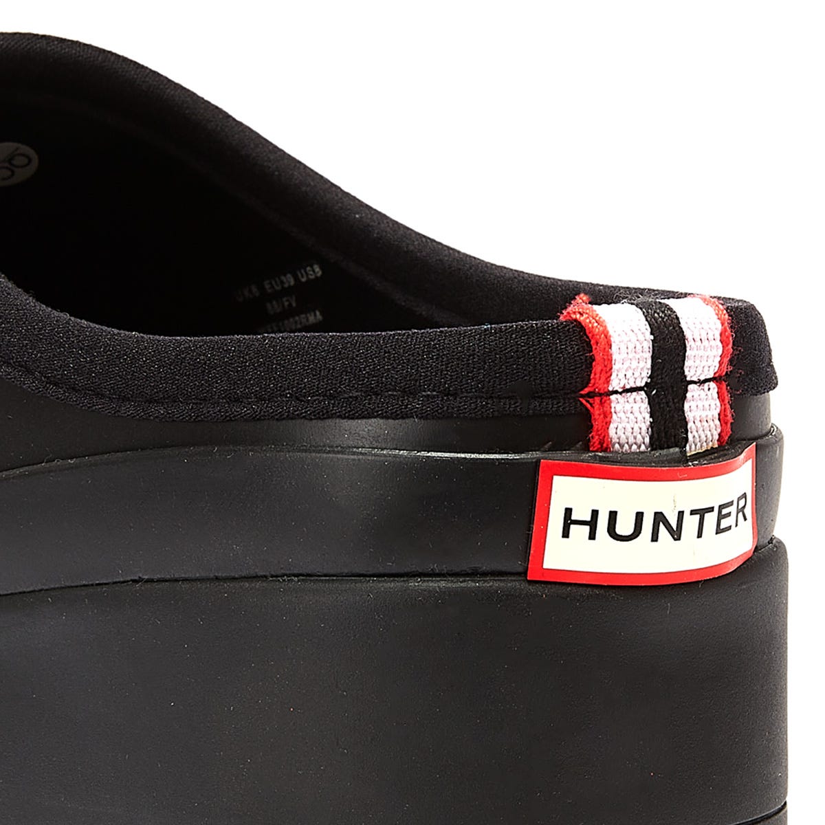 Hunter Original Play Womens Black Clogs