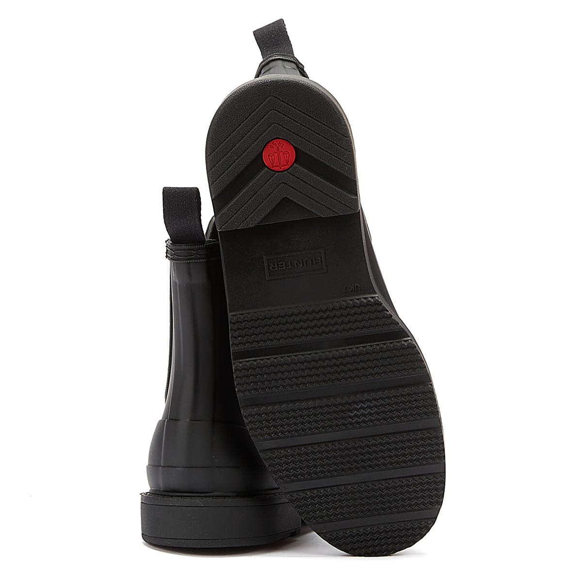 Hunter Commado Chelsea Bottes pour femmes, noires