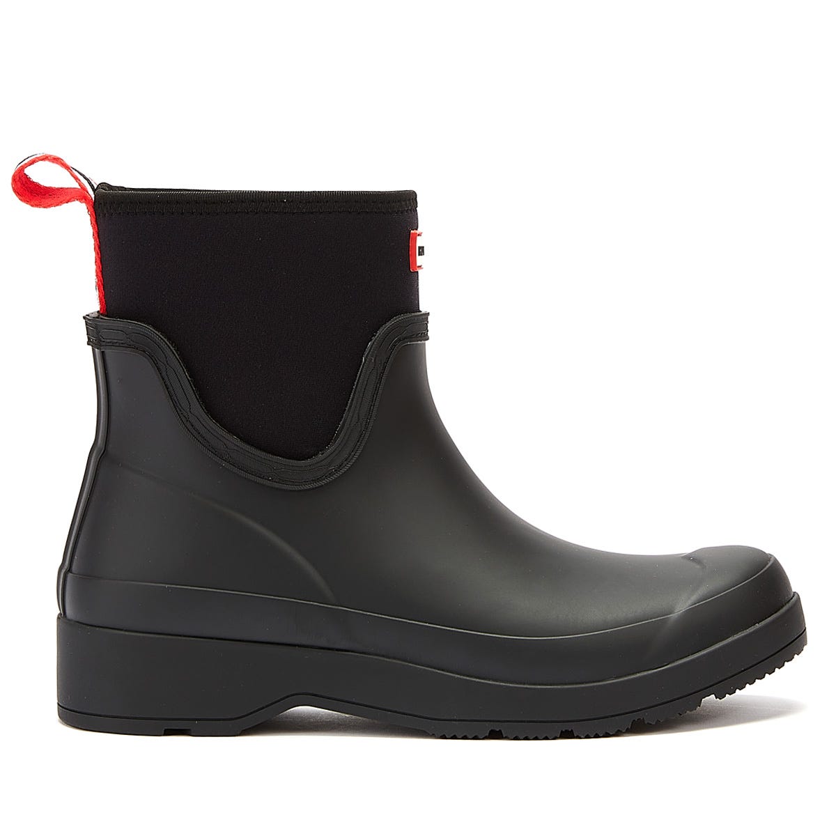 Hunter Play Synthetic Short Womens Black Boots