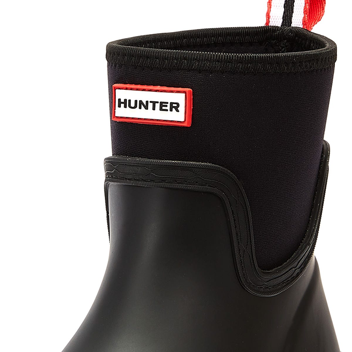 Hunter Play Synthetic Short Womens Black Boots