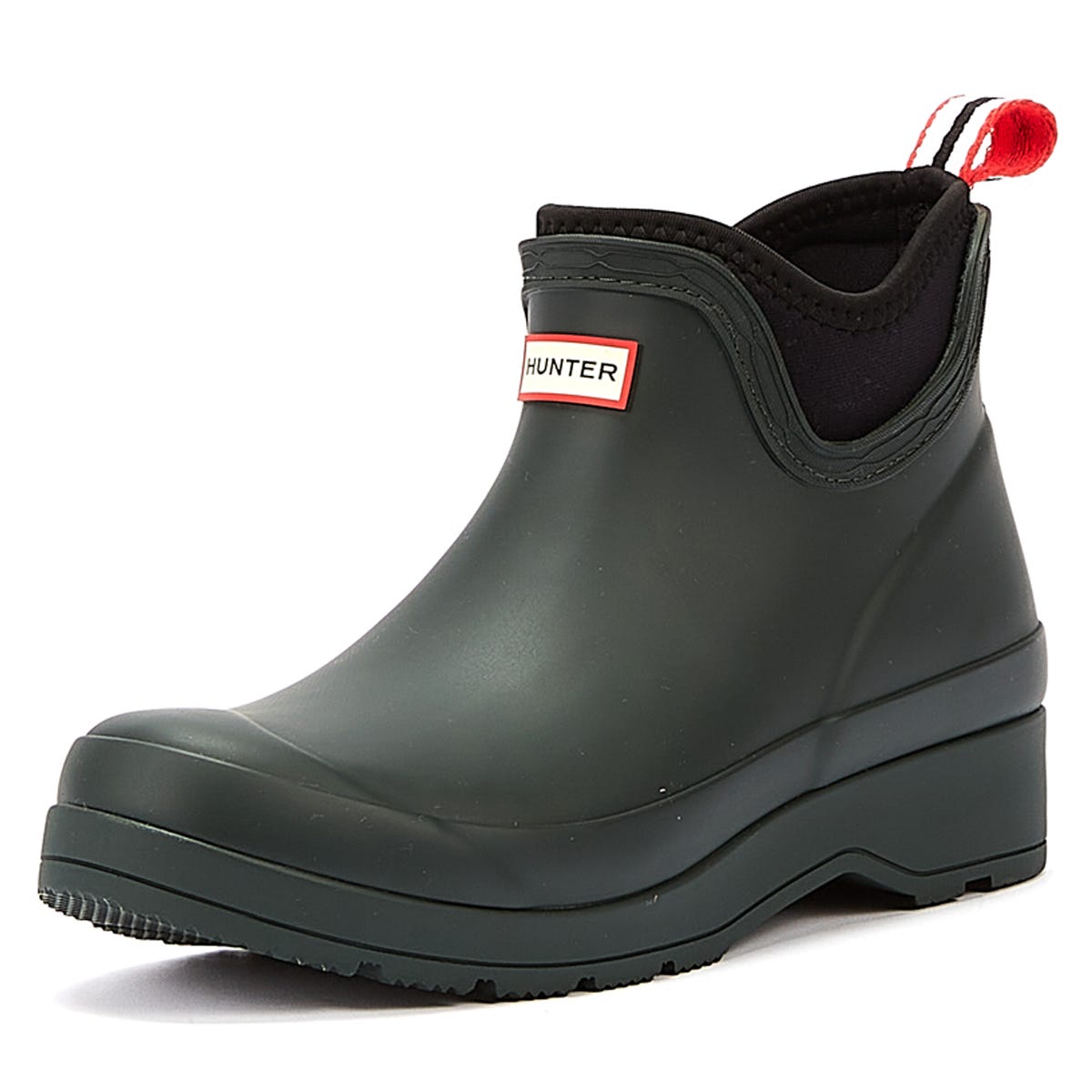 Hunter Play Chelsea Synthetic Womens Artic Moss Boots