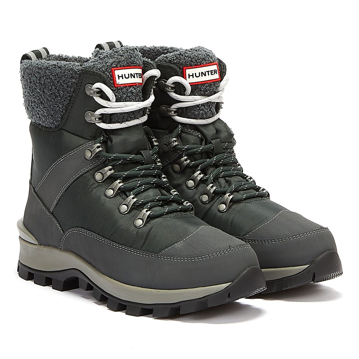 Hunter Commando Womens Navy Boots
