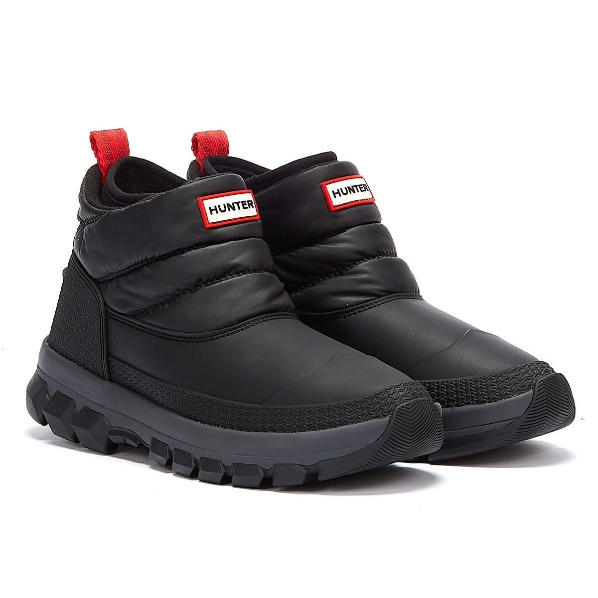 Hunter Original Insulated Snowboot Ankle Womens Black Boots
