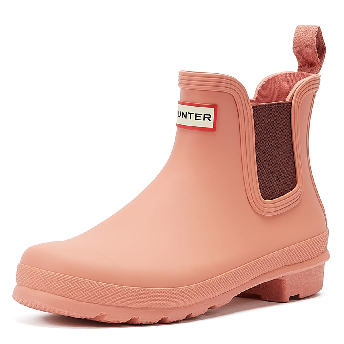Hunter Original Chelsea Womens Rough Pink Boots