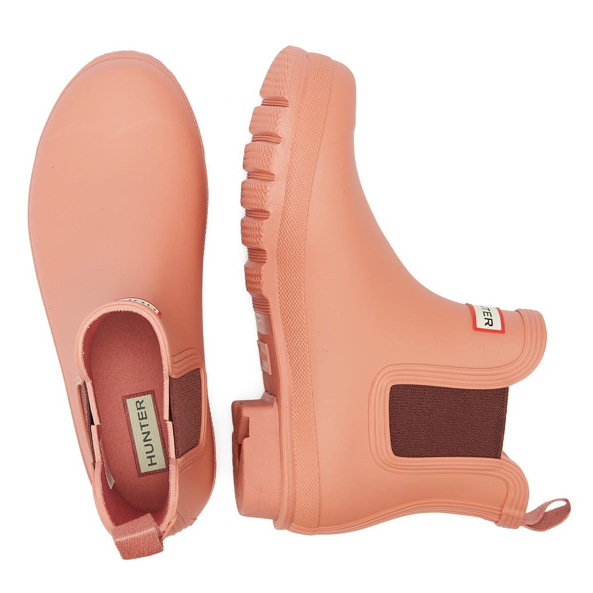 Hunter Original Chelsea Womens Rough Pink Boots