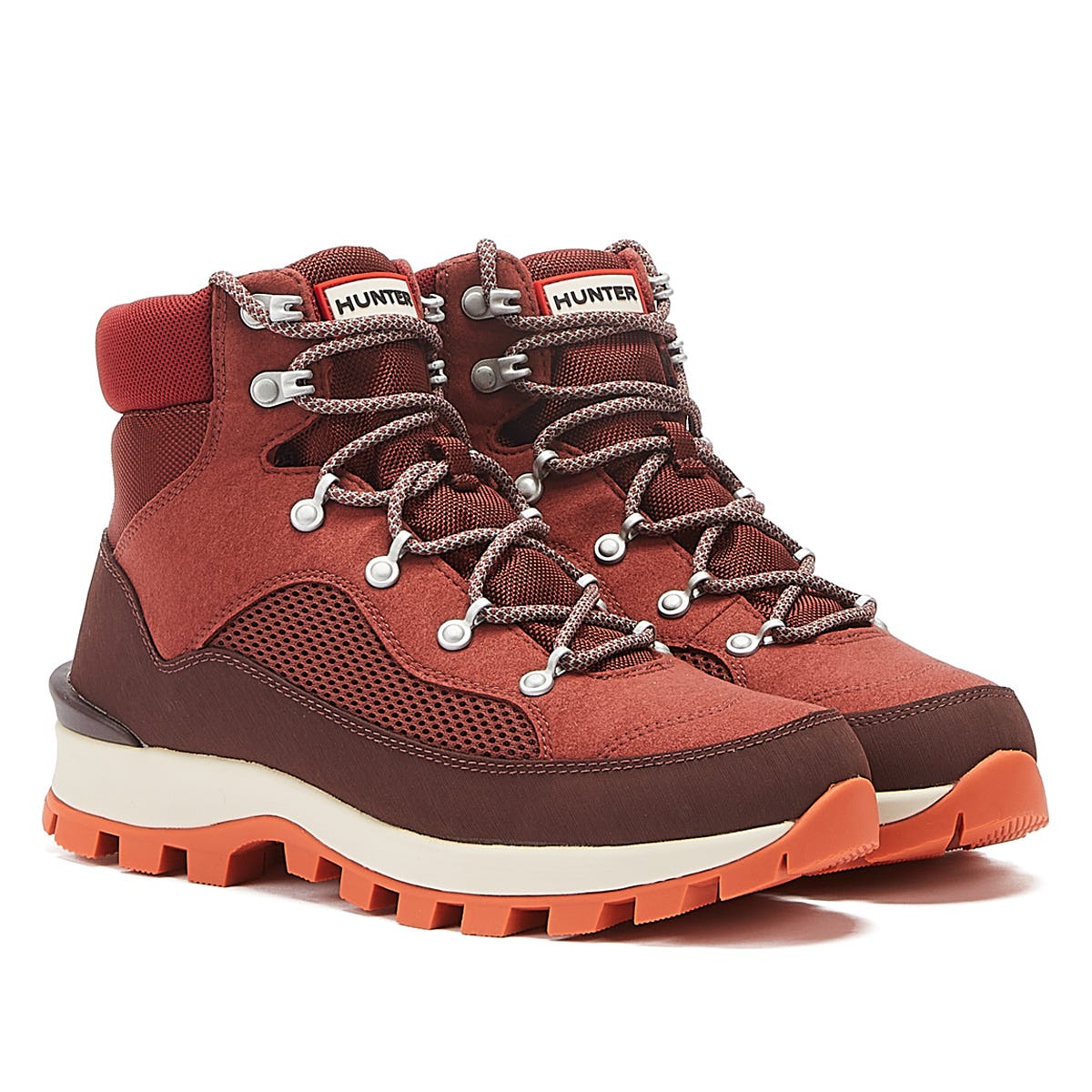 Hunter Explorer Womens Berry / Brown / Red Boots