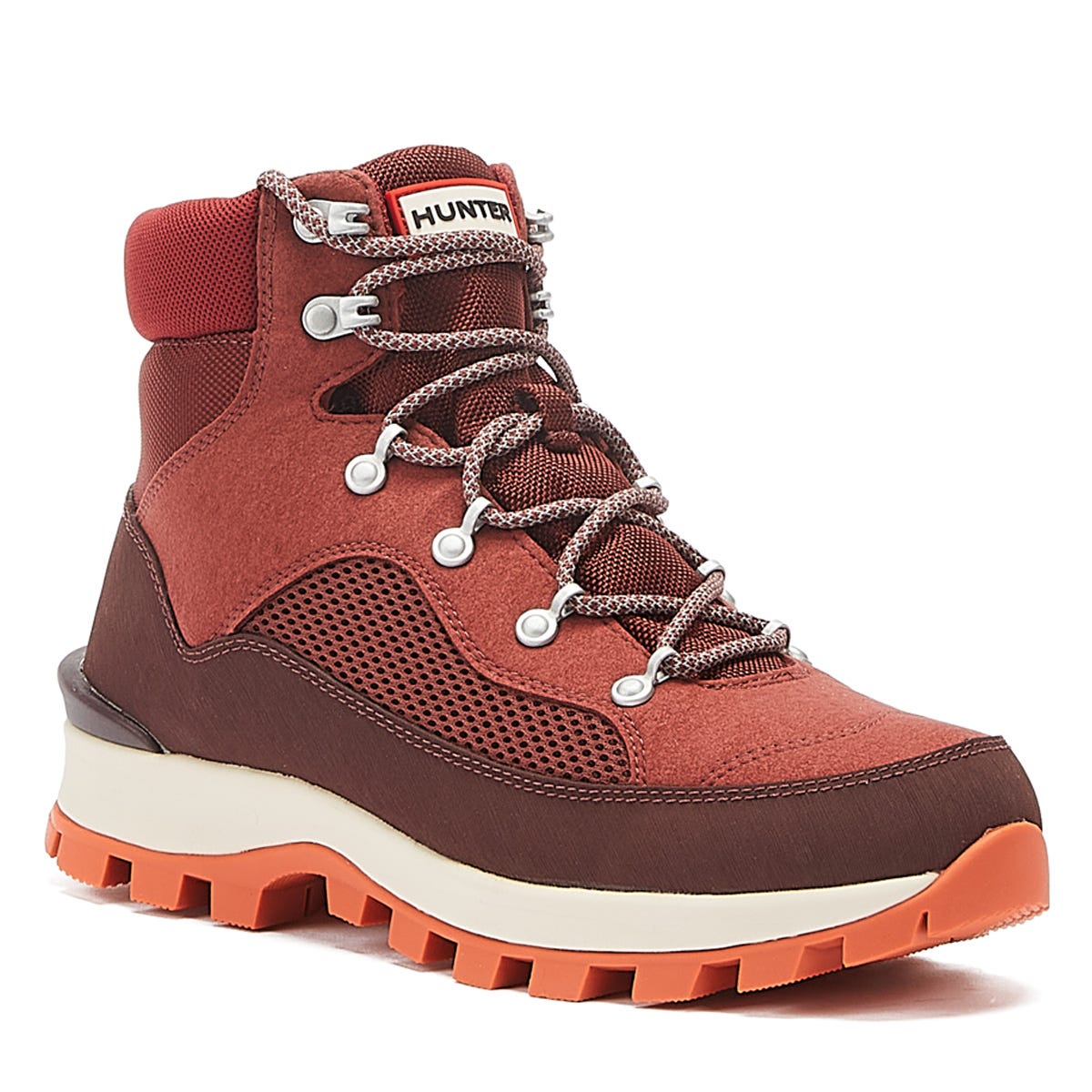 Hunter Explorer Womens Berry / Brown / Red Boots