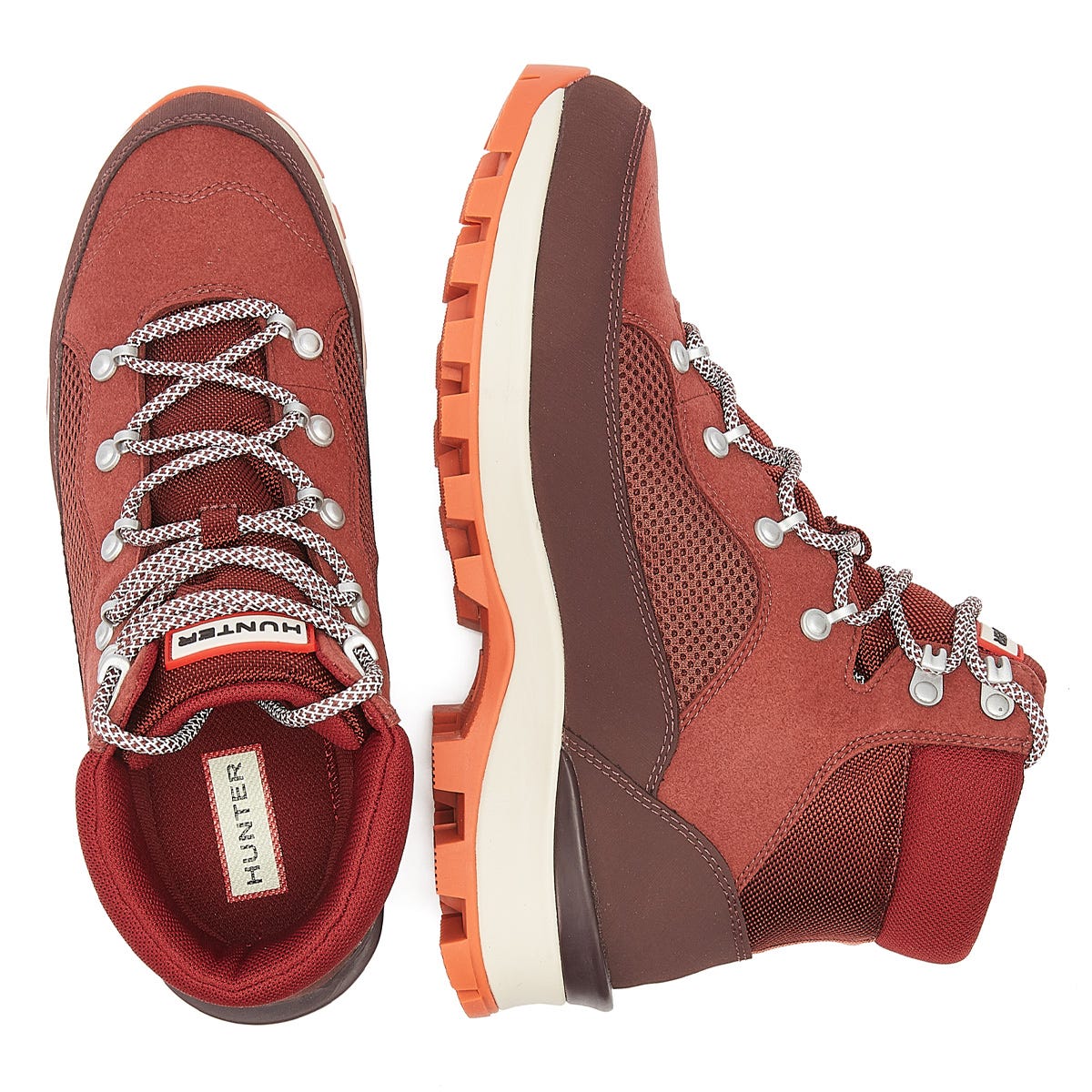 Hunter Explorer Womens Berry / Brown / Red Boots