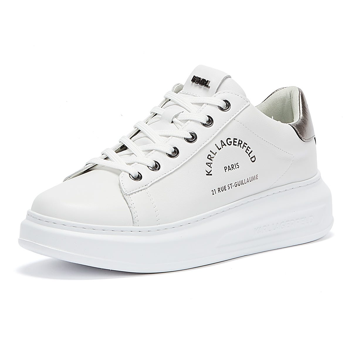 Karl Lagerfeld Kapri Maison Karl Womens White Trainers